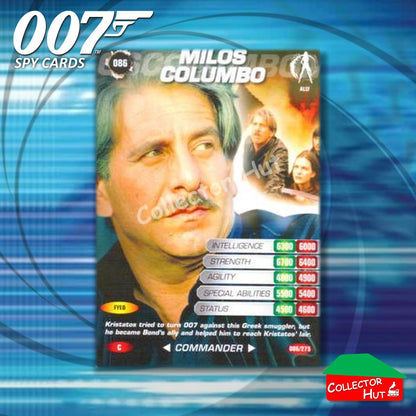 James Bond 007 Commander Spy Cards BASE COMMON YOU CHOOSE