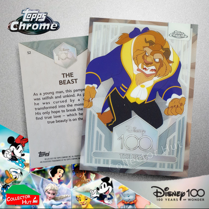 Disney 100 Topps Chrome 2023 Base Cards 1-100 Pick Singles to Complete Your Set