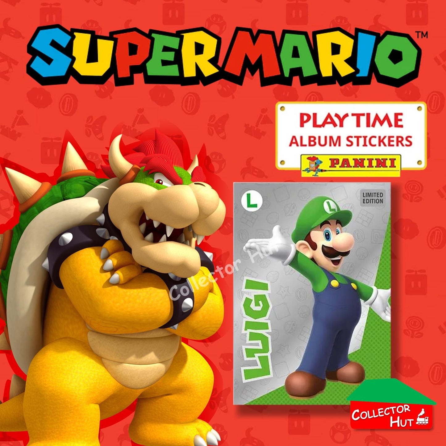 Panini Super Mario Playtime Limited Edition Cards & Parallel Stickers