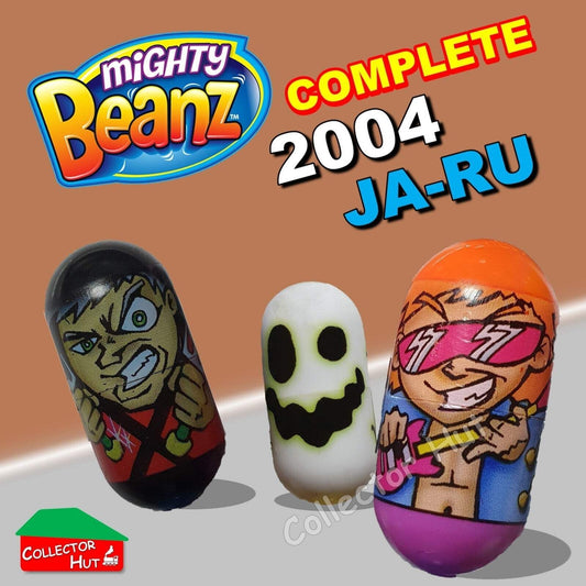 Mighty Beanz (2004) JA-RU Beans 1-36 & Rare COMPLETE BASE SET