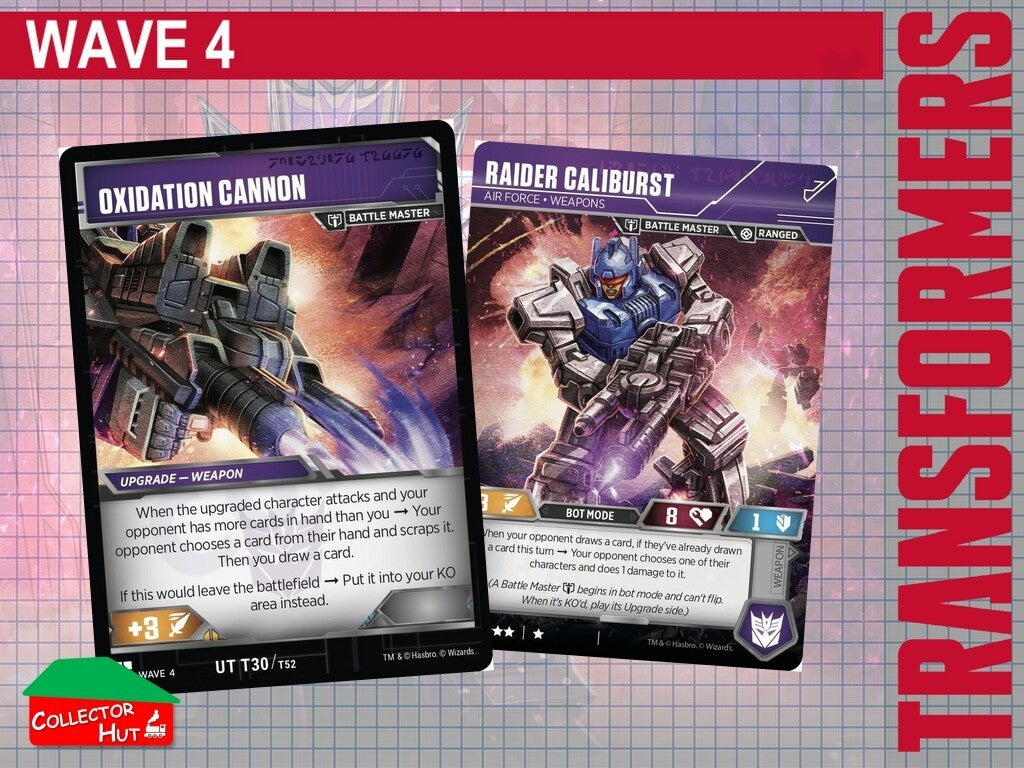 Transformers TCG CHARACTER Trading Cards All Waves