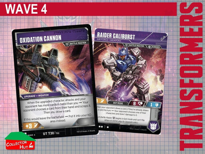 Transformers TCG CHARACTER Trading Cards All Waves