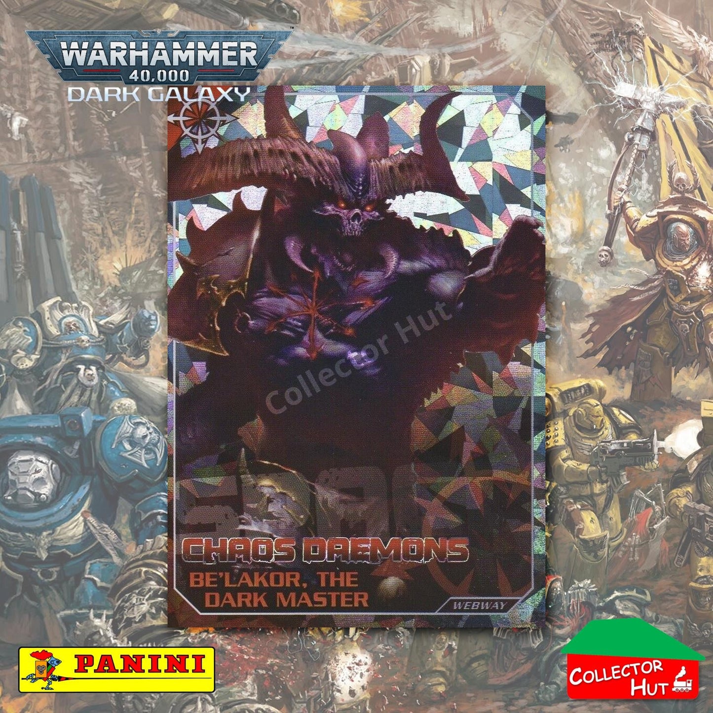 PANINI Warhammer 40,000 Dark Galaxy Webway Inferno Adamantium Limited FOIL Cards