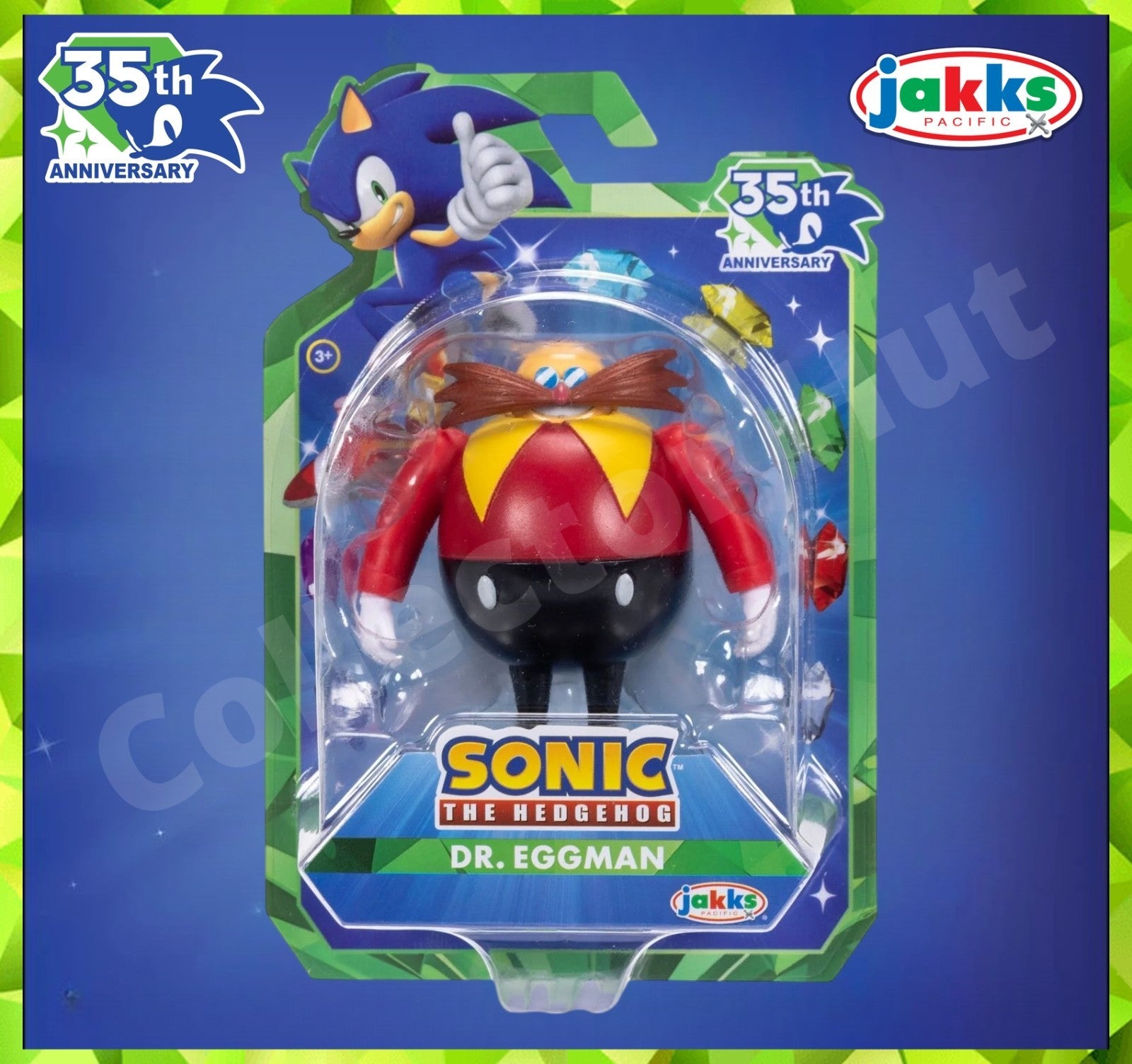 JAKKS Sonic the Hedgehog Figures 2.5" Wave 24 35th Anniversary Edition
