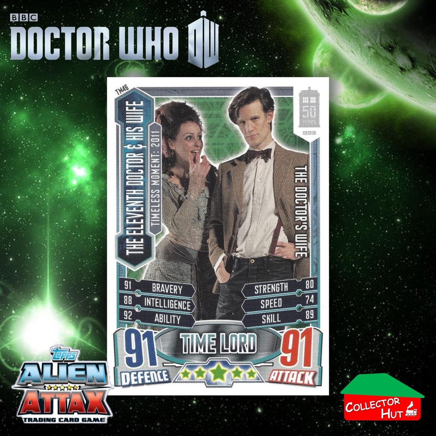 Topps Doctor Who Alien Attax 50th Anniversary Edition Companion Timeless Cards