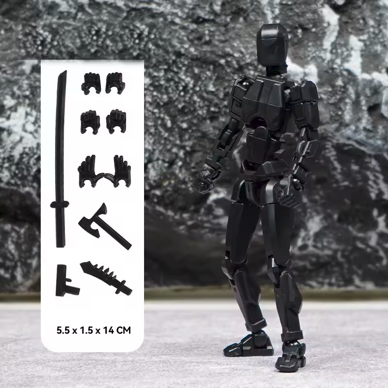 Shapeshift Robots Constructable Posable Action Figures for Art & Build Play
