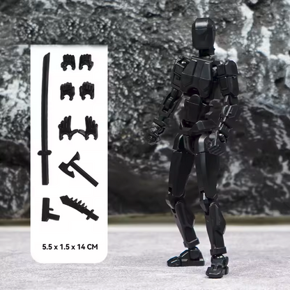 Shapeshift Robots Constructable Posable Action Figures for Art & Build Play