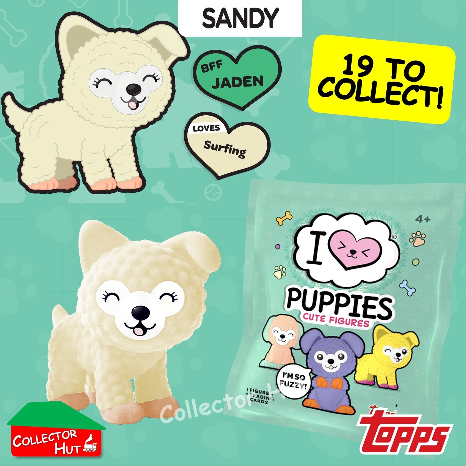 Topps I Love Puppies Cute Blind Bag Mini Figures IDENTIFIED