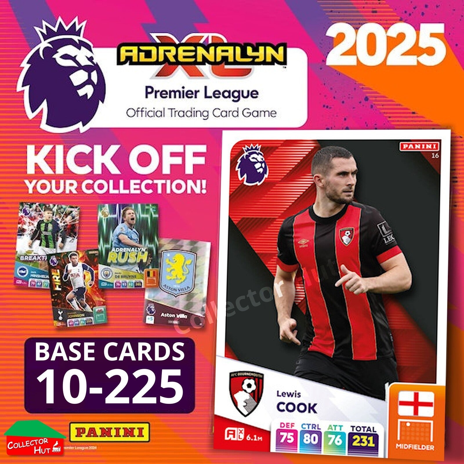 Panini Adrenalyn XL Premier League 2025 2024/25 Base & Foils #10-225