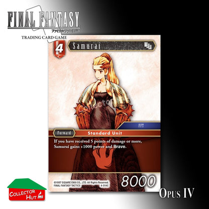 Final Fantasy Trading Card Game OPUS IV 4 Singles You Choose