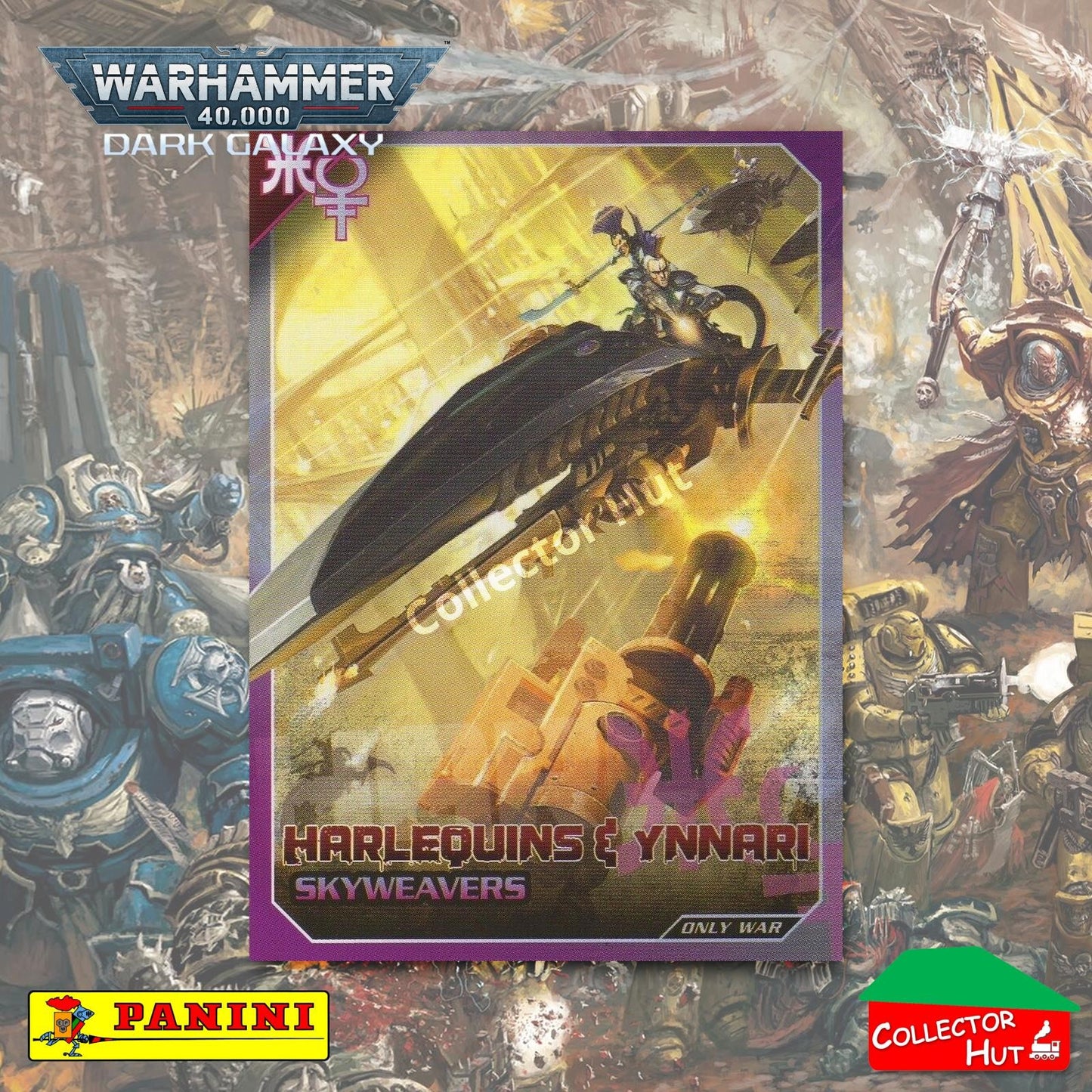 PANINI Warhammer 40,000 Dark Galaxy Only War Base Trading Cards #1-225