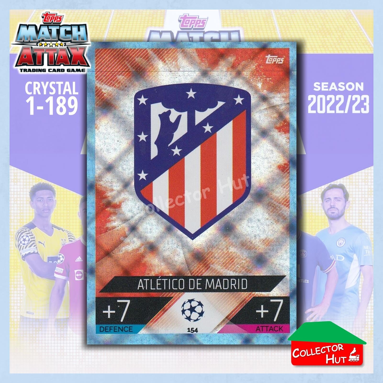 Topps Match Attax Europa Champions League 2022/23 Crystal Parallel Cards 1-189
