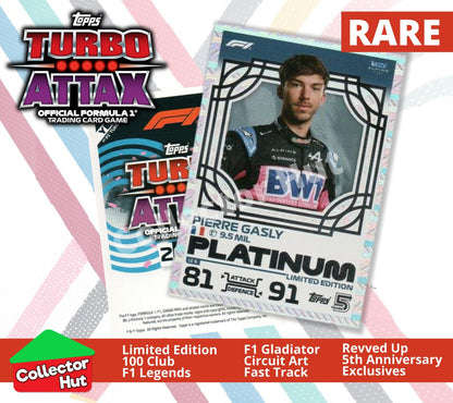 Topps Turbo Attax Formula 1 F1 2024 #313-344 RARE Limited Cards YOU CHOOSE