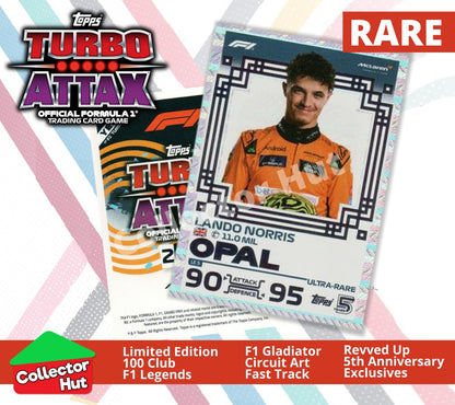 Topps Turbo Attax Formula 1 F1 2024 #313-344 RARE Limited Cards YOU CHOOSE