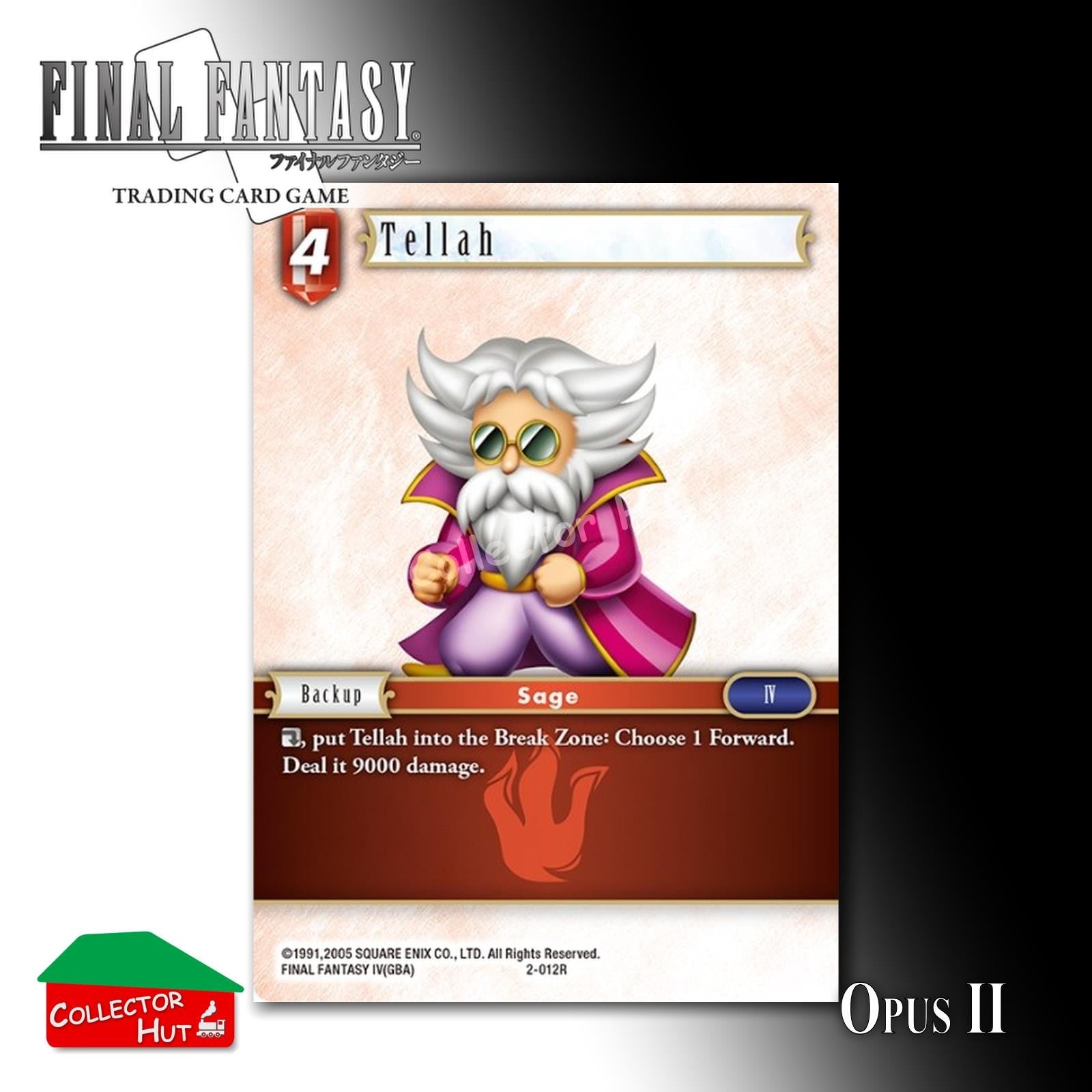 Final Fantasy Trading Card Game OPUS II 2 Singles You Choose