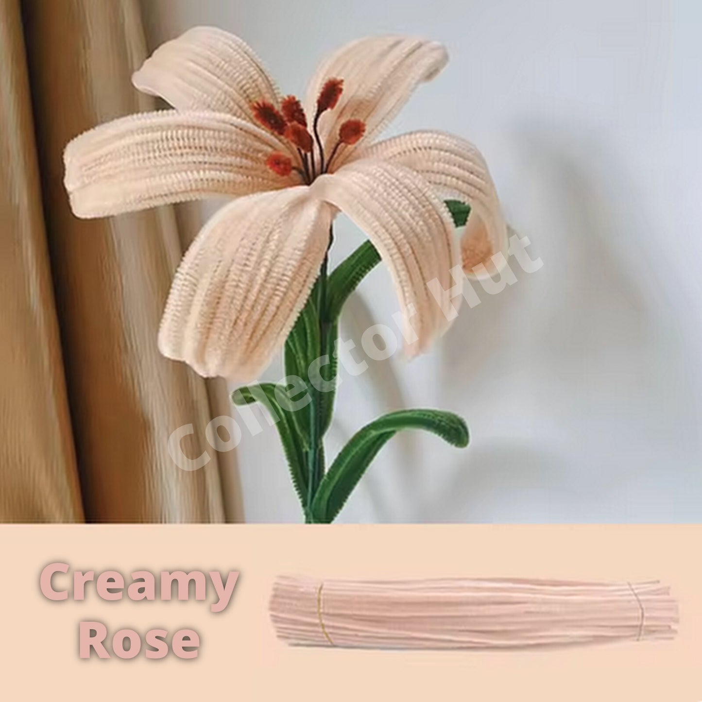 Chenille Craft Stems Pipe Cleaners 20pcs 30cm x 6mm Long Flexible Craft Supplies