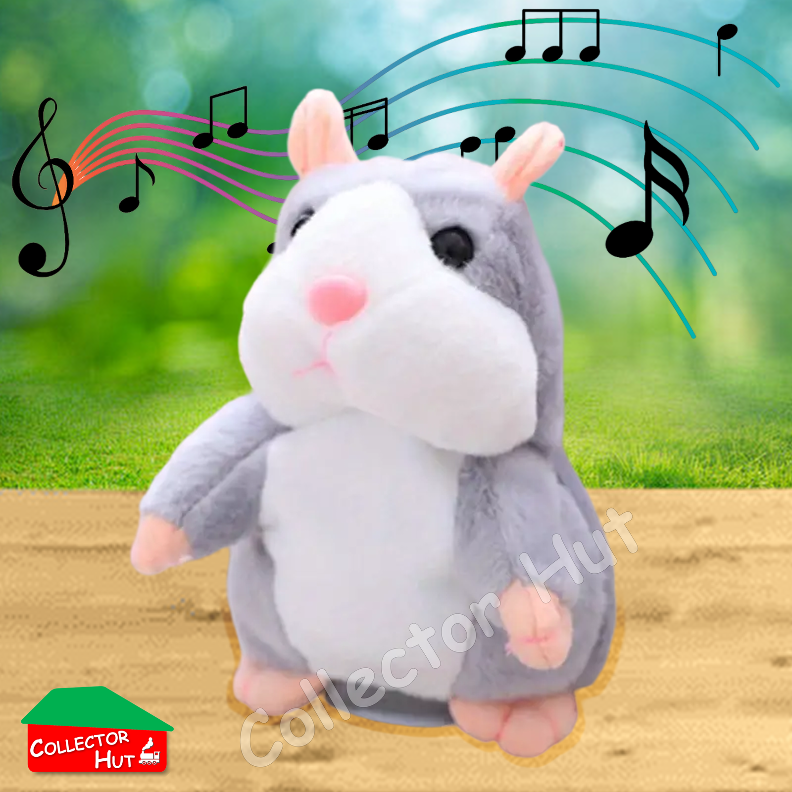 Talking Music Repeating Fluffy Hamsters Educational Speech Development Toy