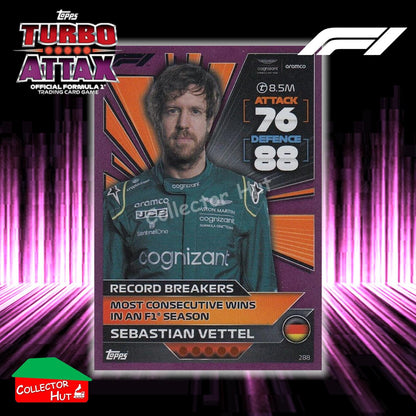 Topps Turbo Attax Formula 1 F1 2022 PINK GREEN RED Parallel Cards