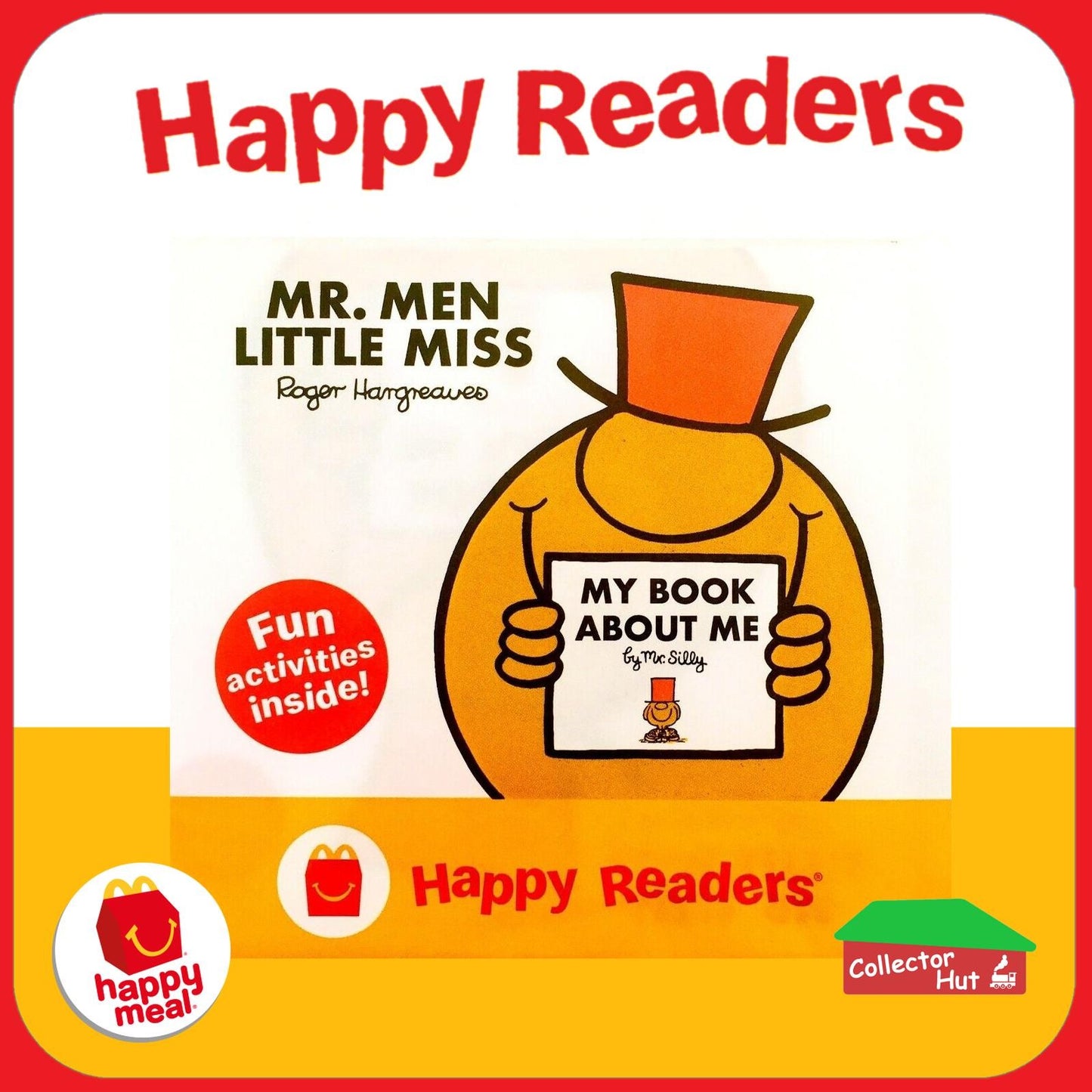 McDonalds Happy Meal Mr Men Little Miss Happy Readers Books