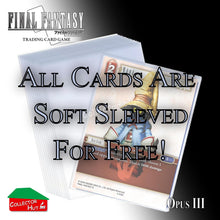 Final Fantasy Trading Card Game OPUS III 3 FOIL CARDS You Choose