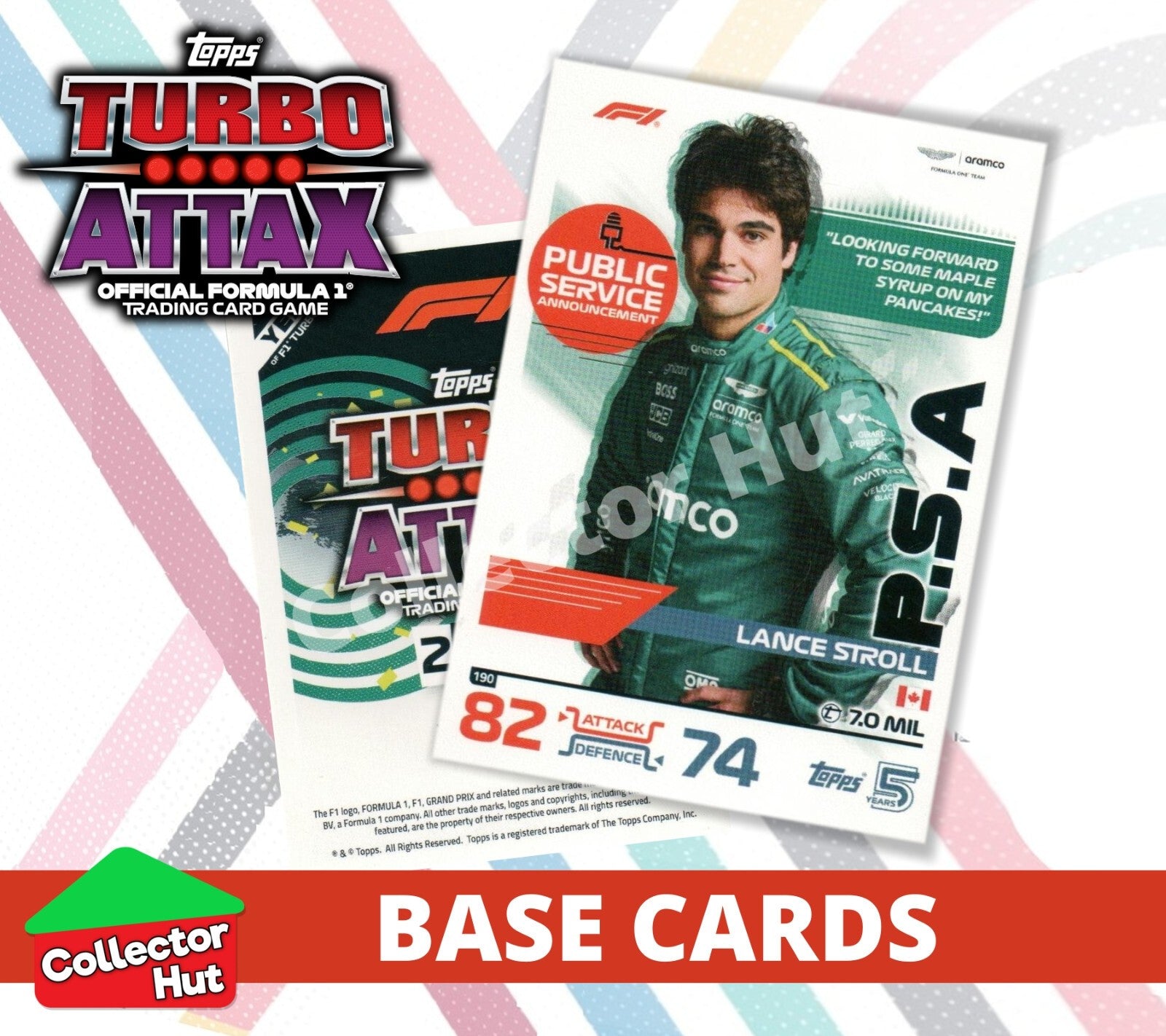 Topps Turbo Attax Formula 1 F1 2024 #167-312 Base Cards YOU CHOOSE