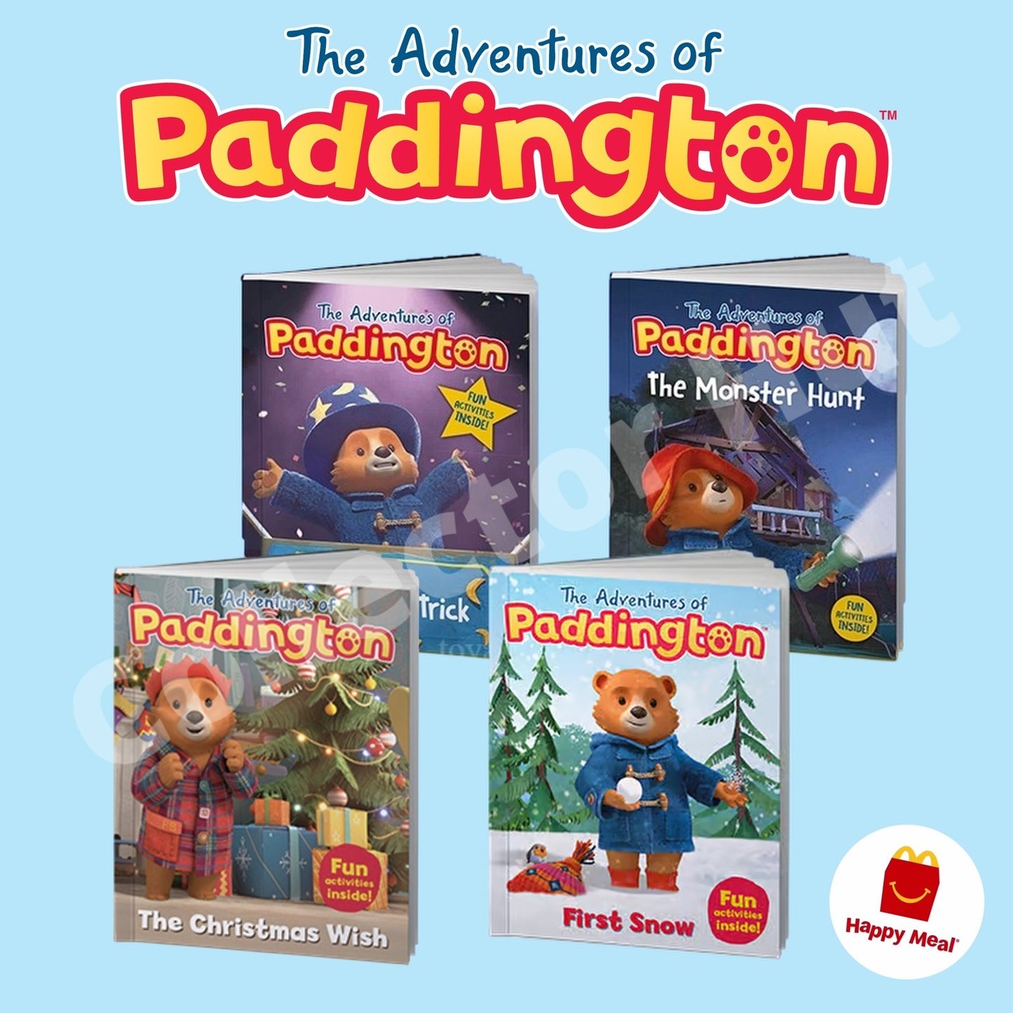 McDonalds Happy Meal Paddington Bear Happy Readers Books