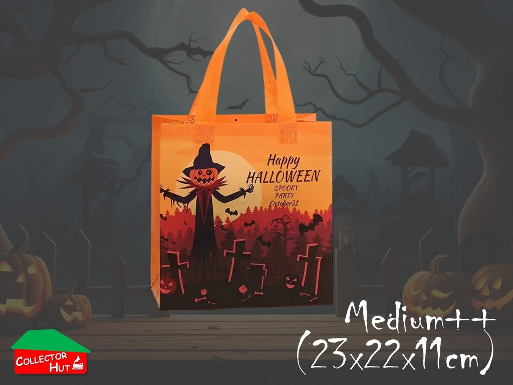 Halloween Novelty Tote Bags Trick or Treat Fabric Choose a Pattern