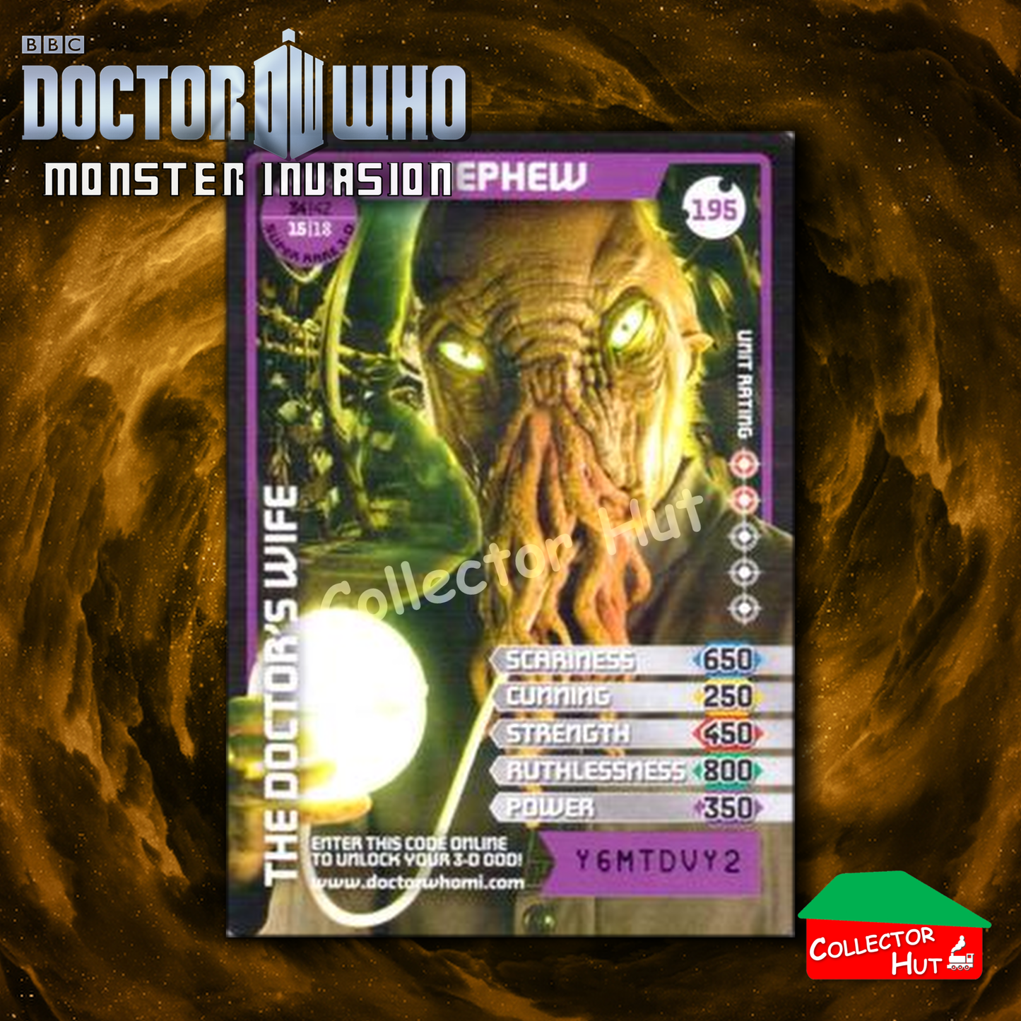 DOCTOR WHO Monster Invasion SUPER & ULTRA RARE Cards YOU CHOOSE