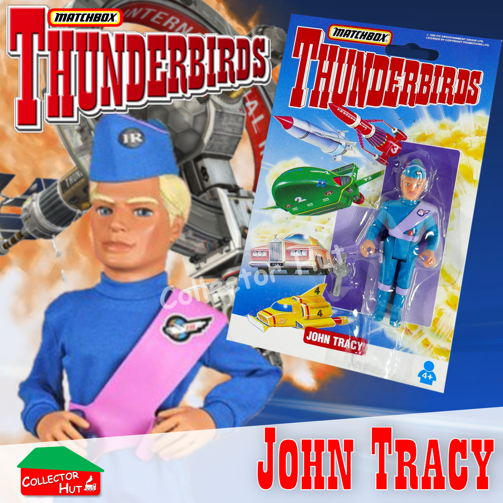 Gerry Anderson Thunderbirds Matchbox 1992 Action Figures SEALED