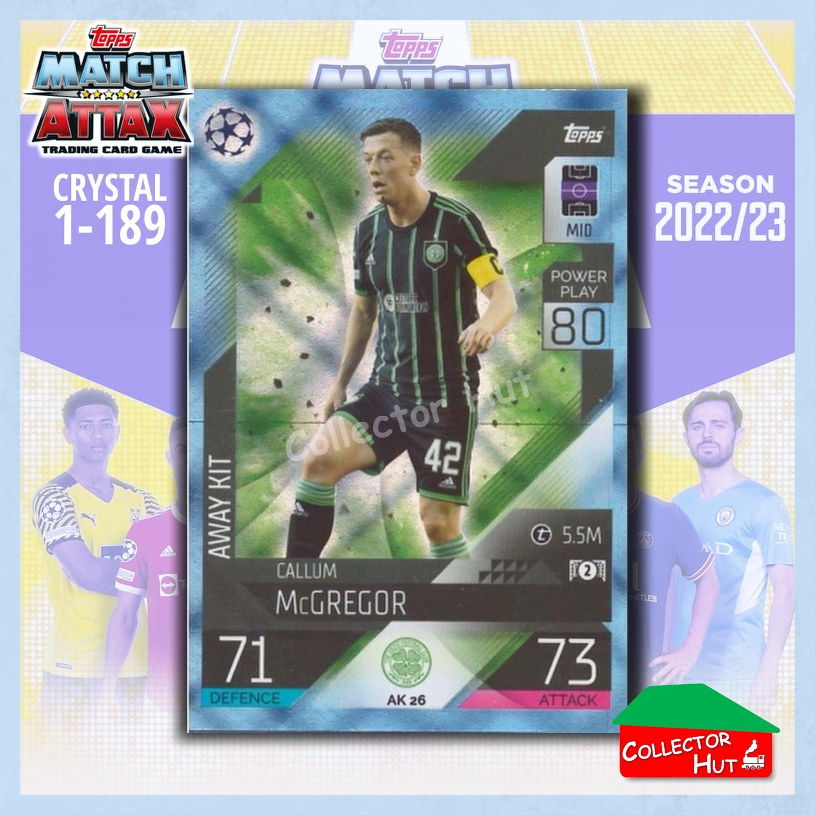 Topps Match Attax Extra 2022/23 Parallel CRYSTAL & EMERALD Cards YOU CHOOSE