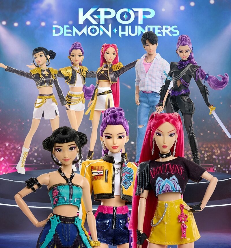 K-Pop Demon Hunters GOLDEN EDITION Singing Fashion Dolls Figures