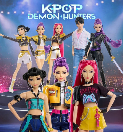 K-Pop Demon Hunters GOLDEN EDITION Singing Fashion Dolls Figures