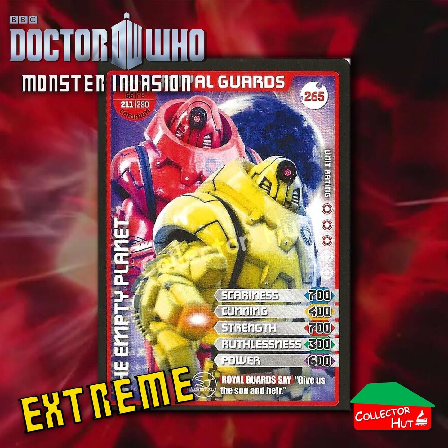 DOCTOR WHO Monster Invasion EXTREME Cards 166-344 New Fresh & Sleeved YOU CHOOSE