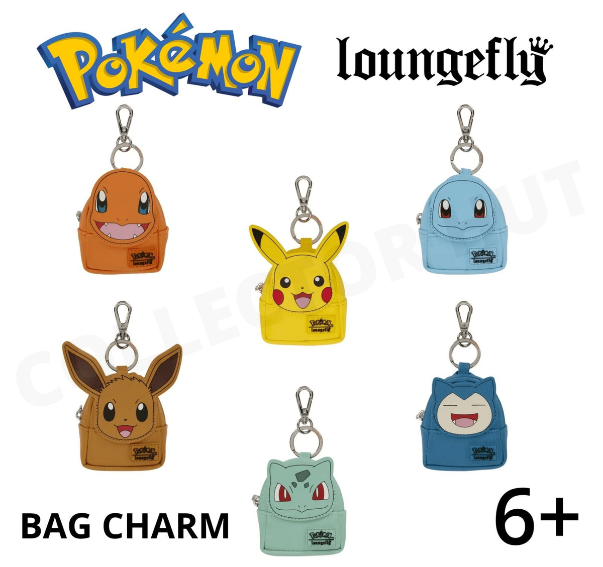 Loungefly Pokémon Mini Backpack Charms Keyrings (IDENTIFIED)