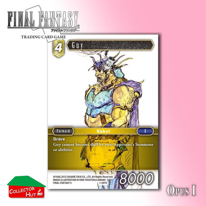 Final Fantasy Trading Card Game OPUS I Singles You Choose