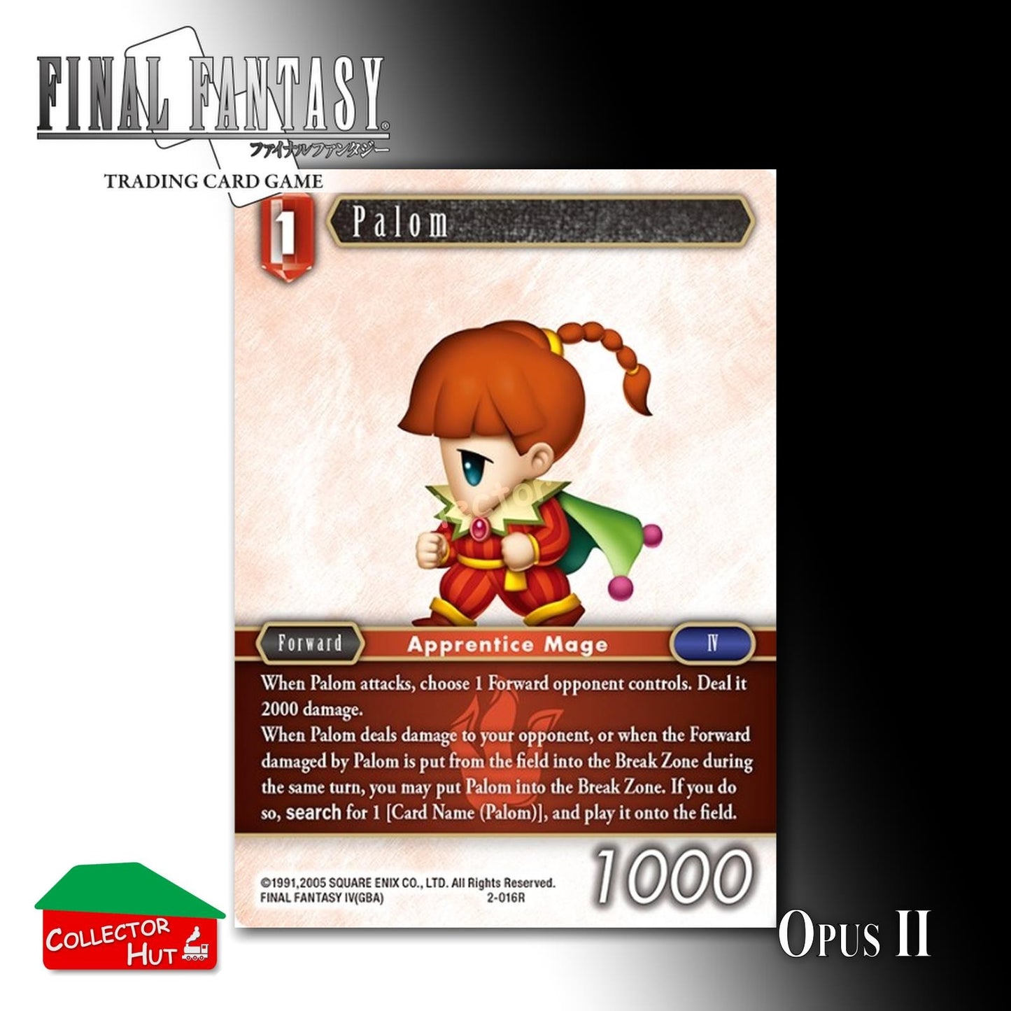 Final Fantasy Trading Card Game OPUS II 2 Singles You Choose