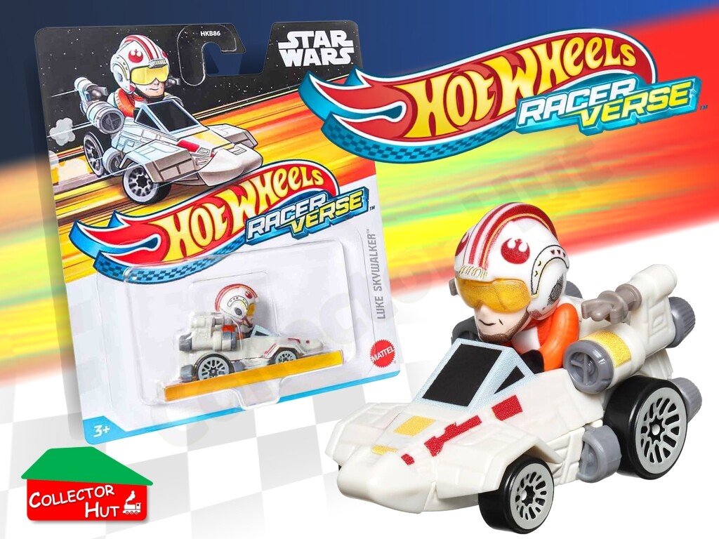 Hot Wheels RacerVerse Racer Verse Die Cast Character Race Cars