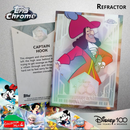 Disney 100 Topps Chrome 2023 REFRACTOR Cards 1-100 Pick Singles