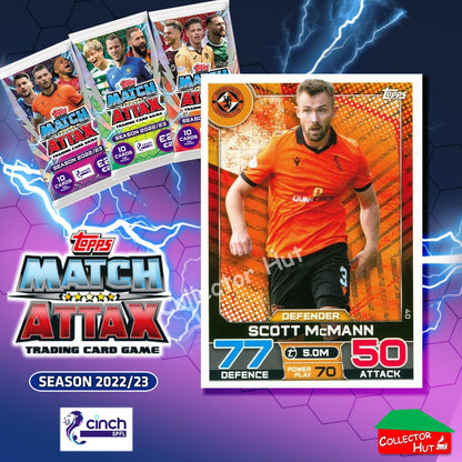 TOPPS MATCH ATTAX SPFL 2022/23 #1-162 Choose Your Card