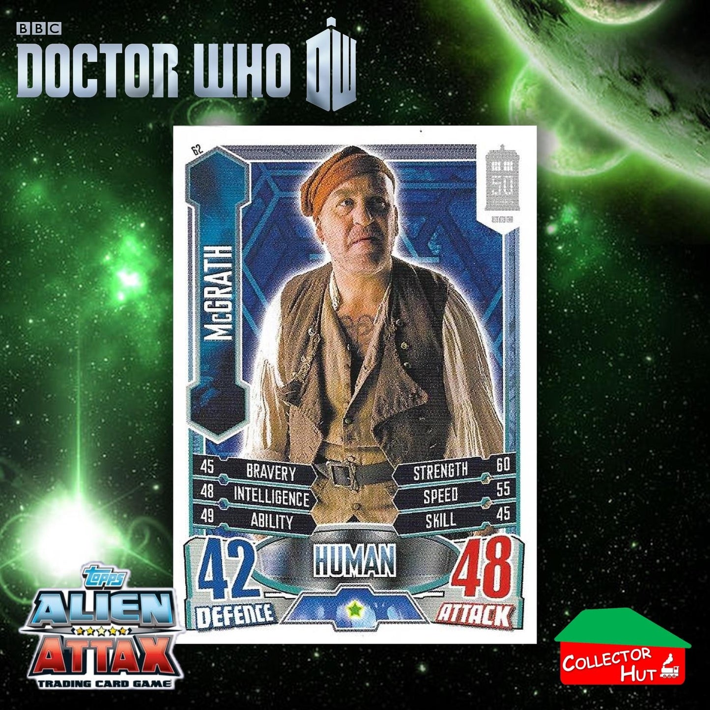 Topps Doctor Who Alien Attax 50th Anniversary Edition Companion Timeless Cards