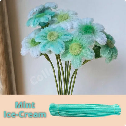 Chenille Craft Stems Pipe Cleaners 20pcs 30cm x 6mm Long Flexible Craft Supplies