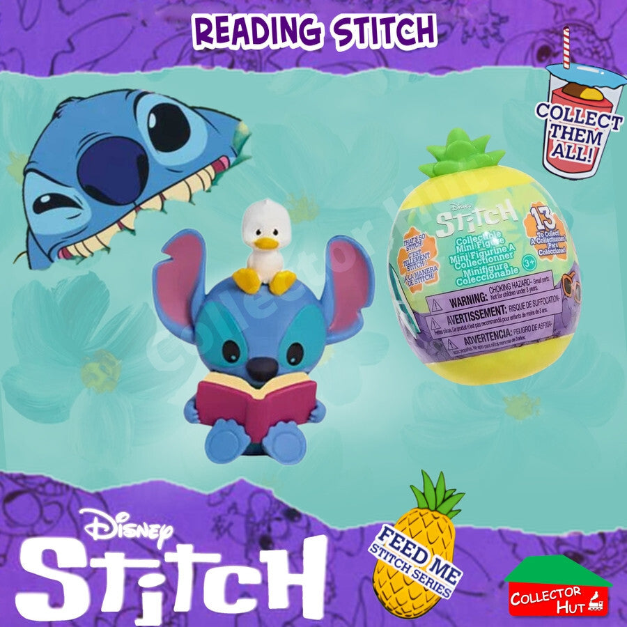 Disney Stitch Feed Me Mini Figures Series 4 PINEAPPLE POD Identified SEALED