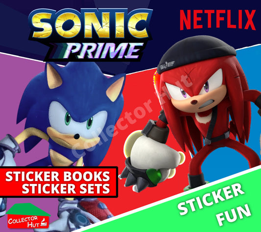 Sonic Prime Activity Packs Sticker Sets Colouring Books Play Pack