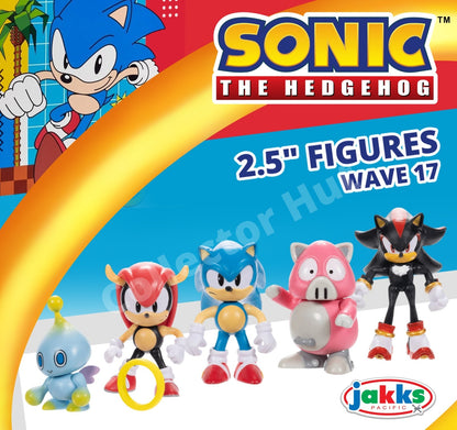 Jakks Sonic the Hedgehog Figures 2.5" Wave 17 Articulating Posable