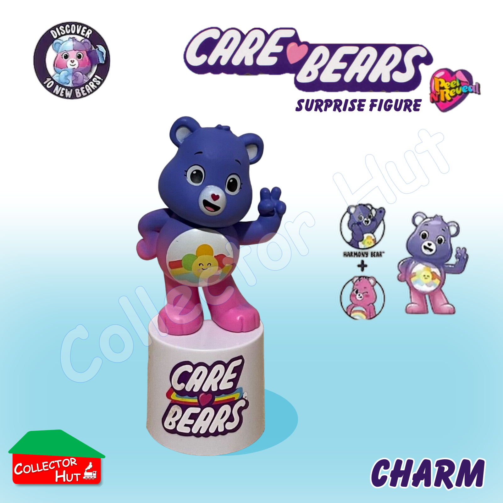 Care Bears Peel N' Reveal Surprise Figures (Identified)