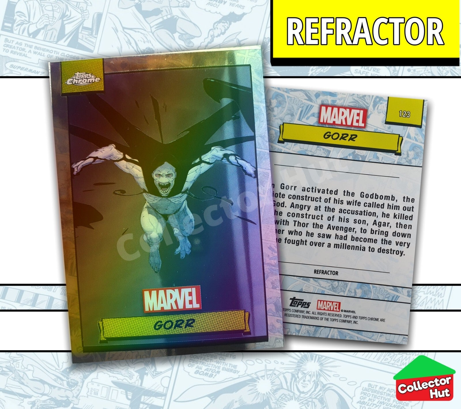 Marvel Topps Chrome 2024 REFRACTOR Card Collection YOU CHOOSE