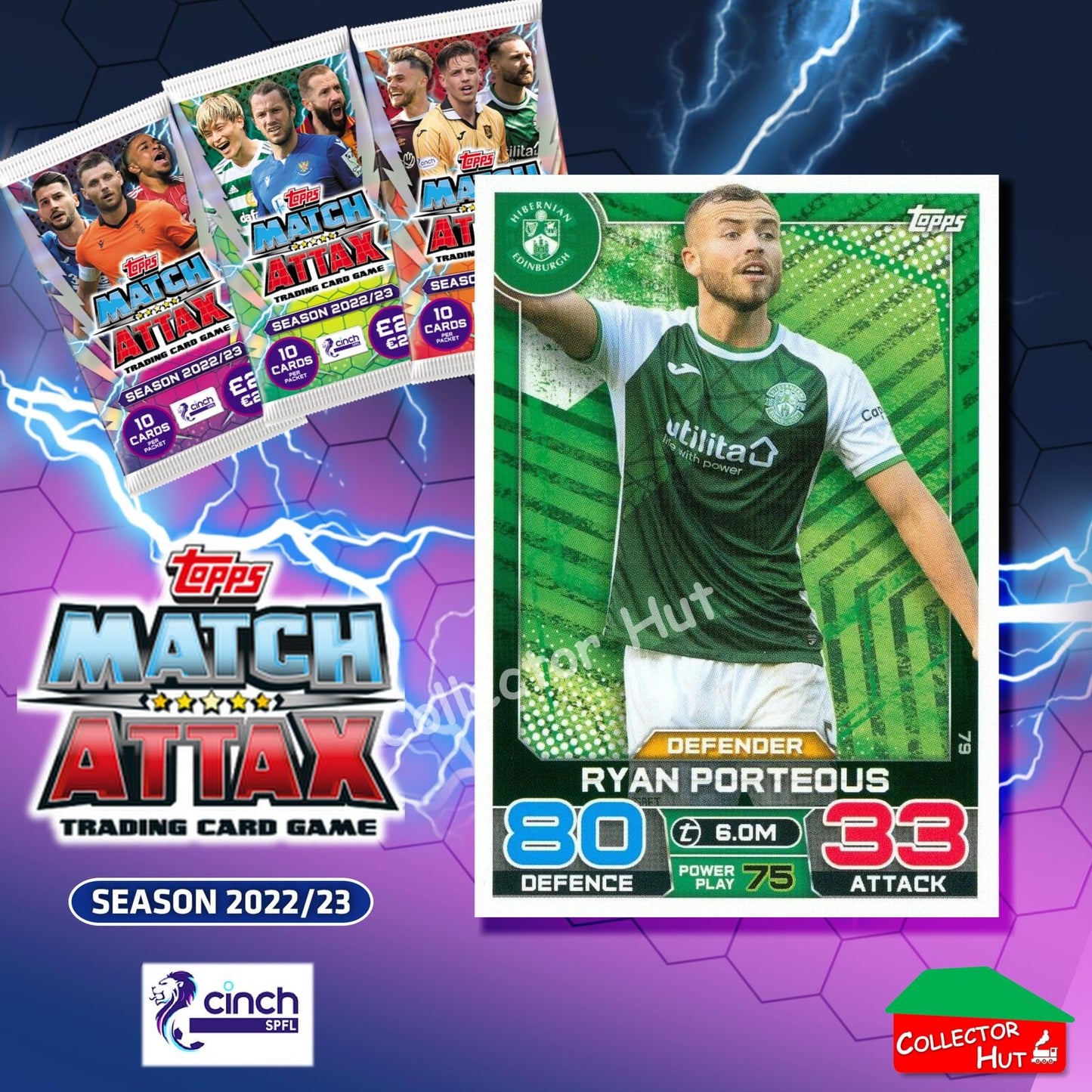 TOPPS MATCH ATTAX SPFL 2022/23 #1-162 Choose Your Card