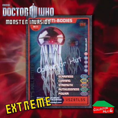 DOCTOR WHO Monster Invasion EXTREME Cards 166-344 New Fresh & Sleeved YOU CHOOSE