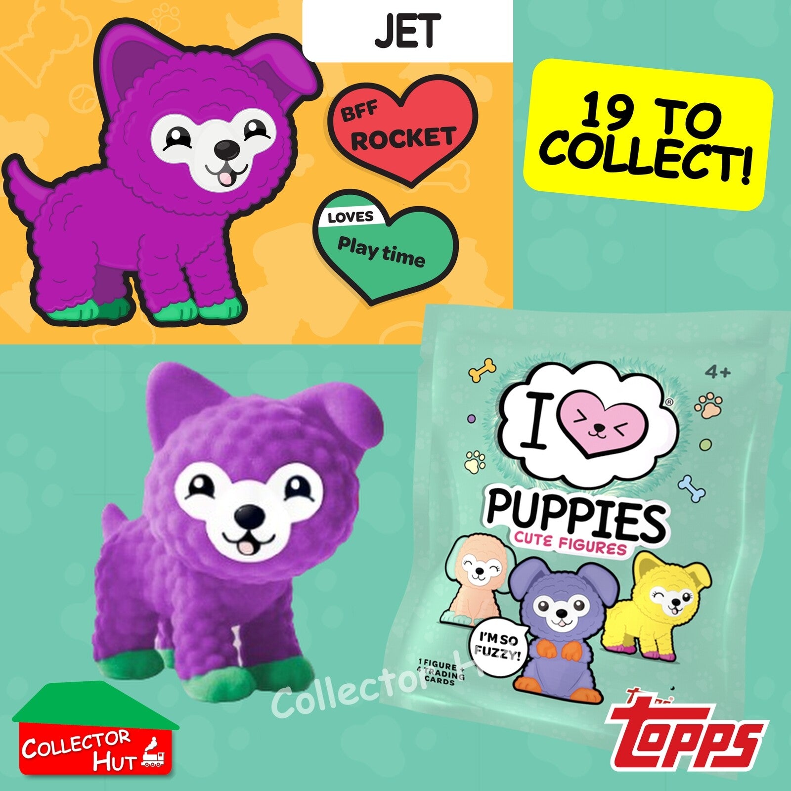 Topps I Love Puppies Cute Blind Bag Mini Figures IDENTIFIED