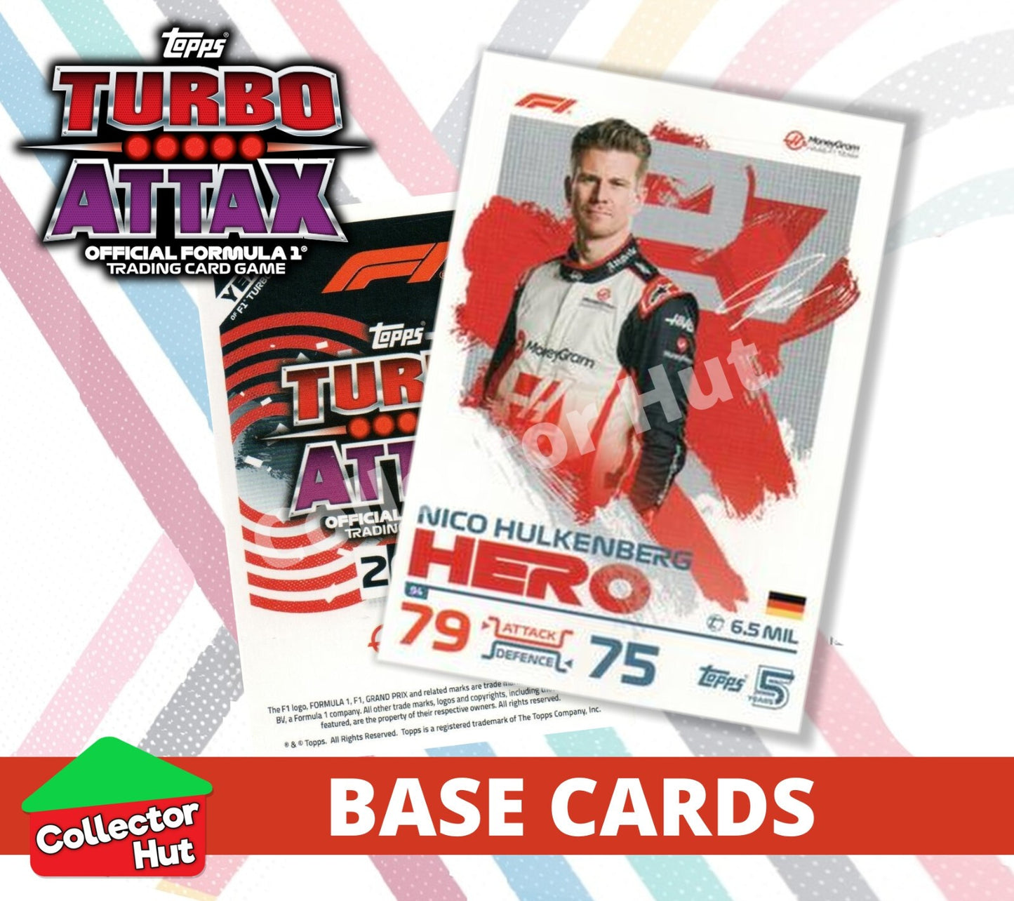 Topps Turbo Attax Formula 1 F1 2024 #1-166 Base Cards YOU CHOOSE